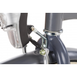 Predné svetlo na bicykel Vellberg Trinity strieborné